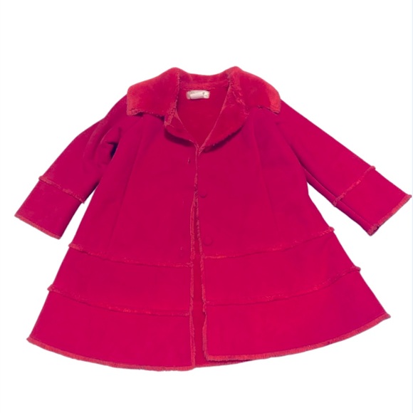 Widgeon Girls A-Line Rain Coat with Hood - Parfait Pink main image 0